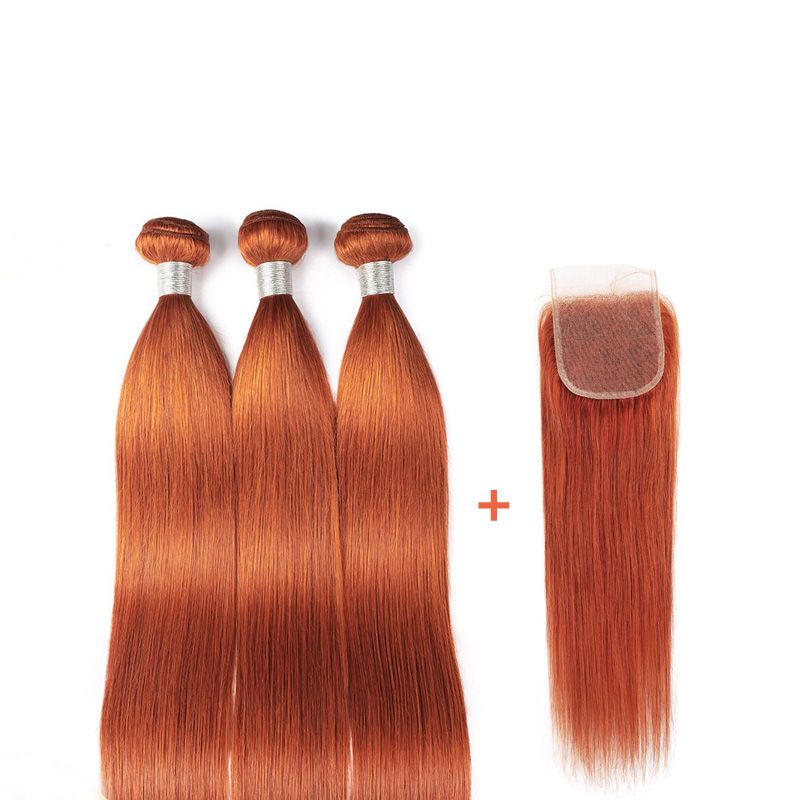 ginger color (Silky Straight)