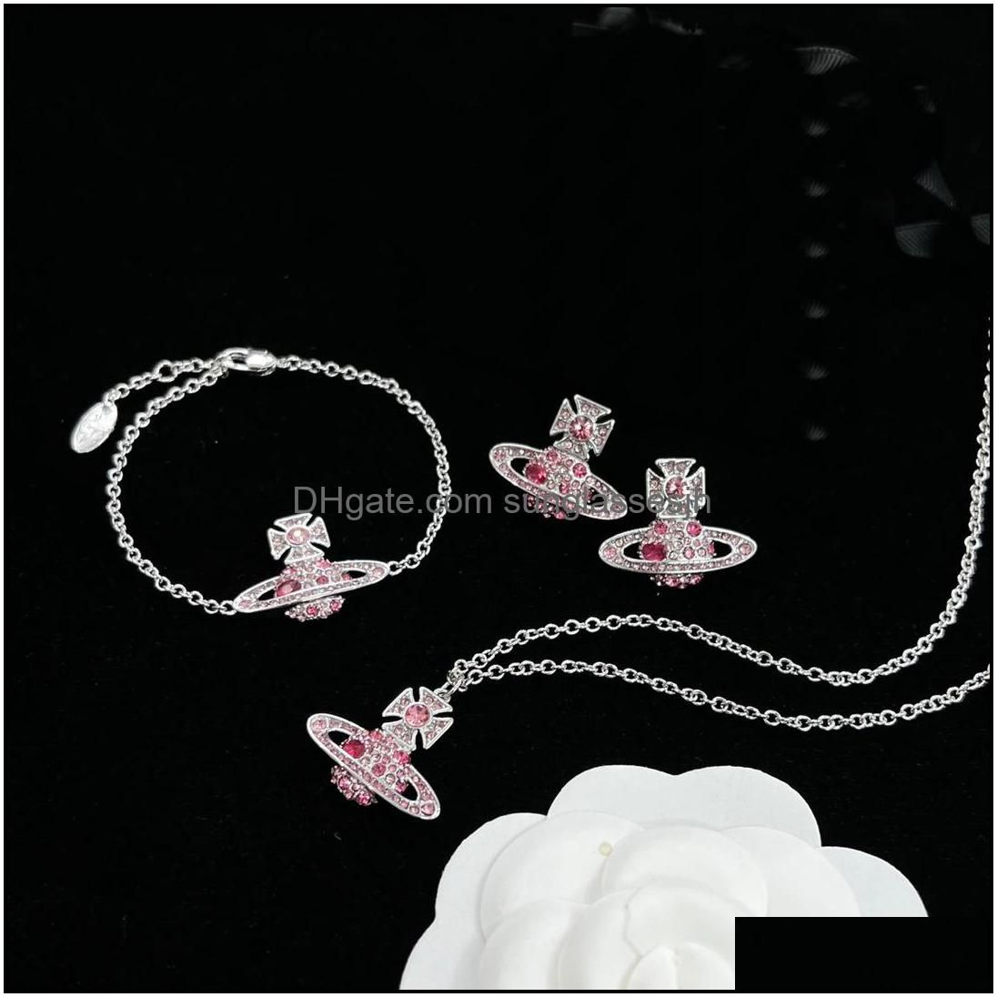 3Pcs - 73 Necklace Bracelet Earring