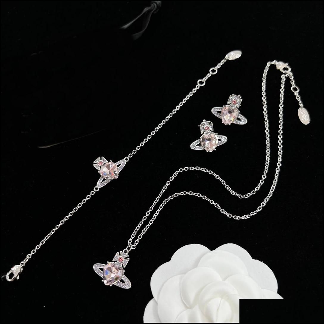 3Pcs---7 6 Necklace Bracelet Earring