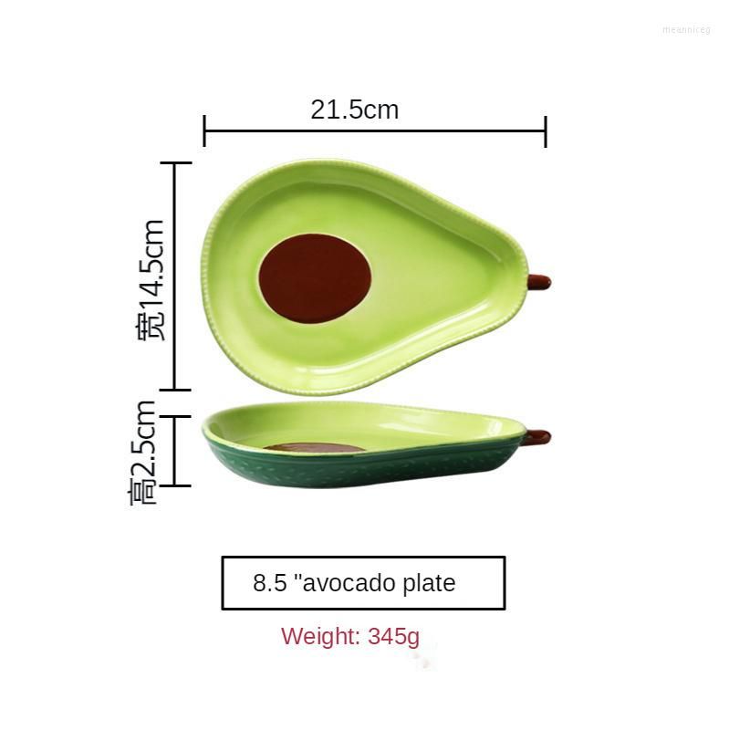 8.5 avocado plate