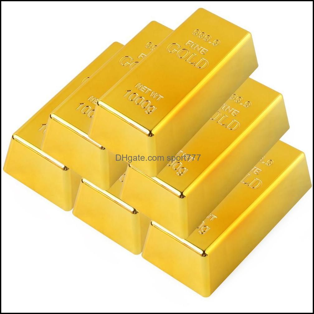 6Pcs Gold Bar