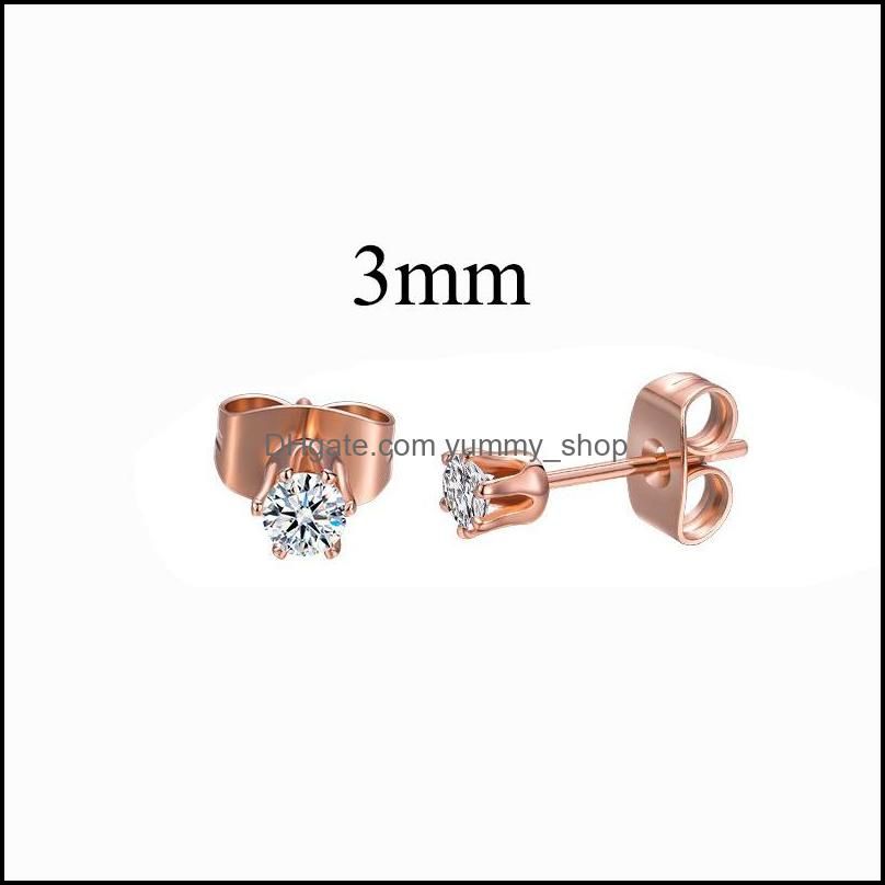 3Mm Rose Gold