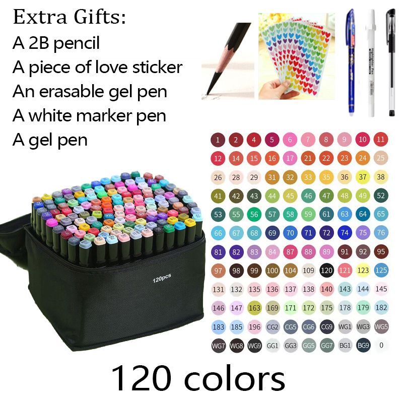 120 Colors Set