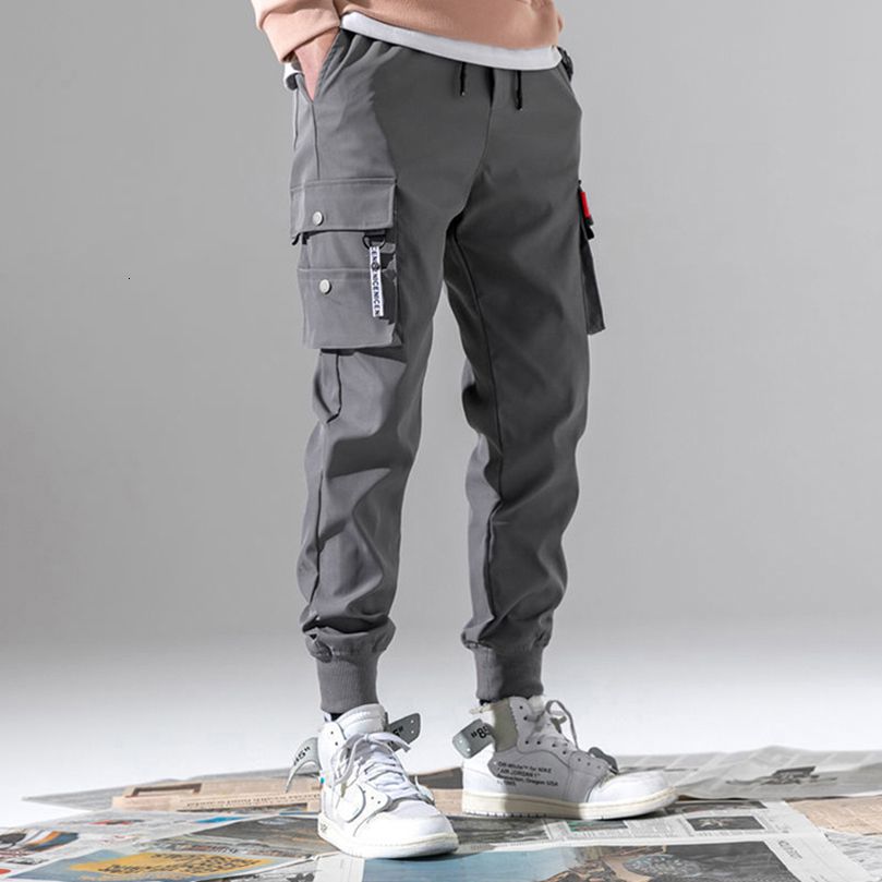 grey jogger men