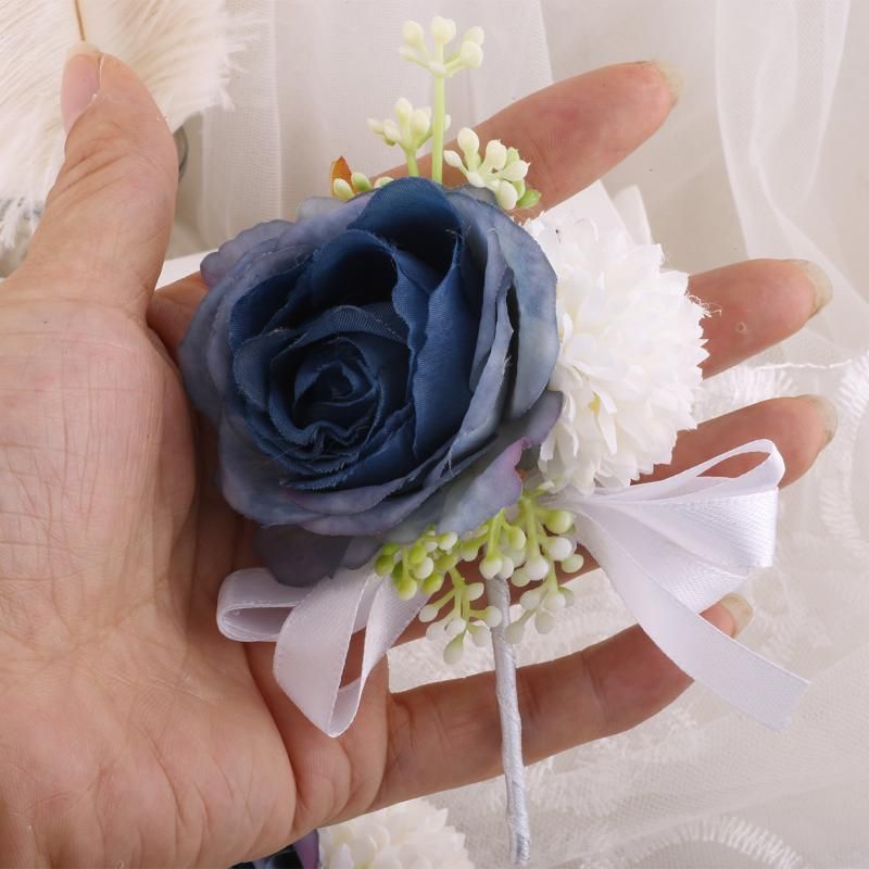 Navy Corsage