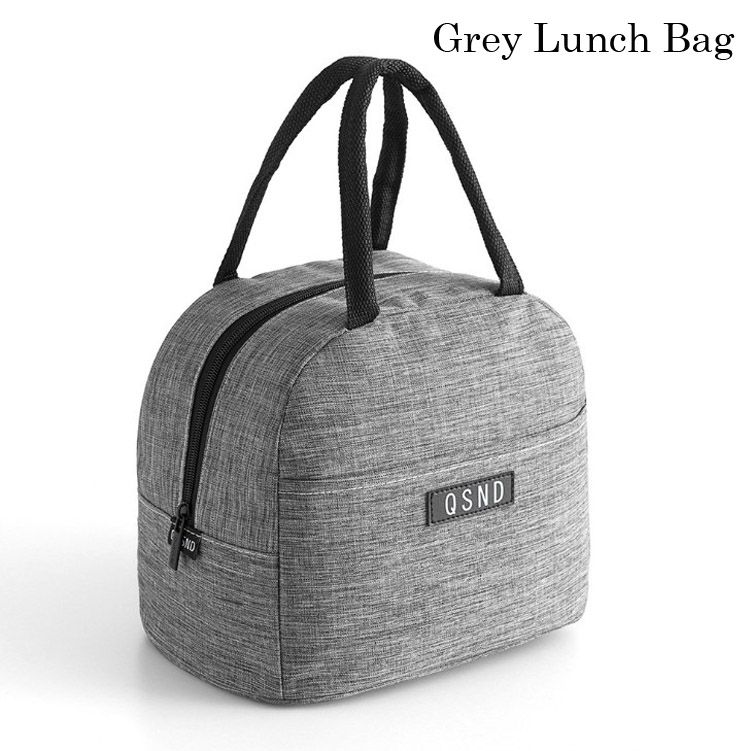 Grey Lunch Bag