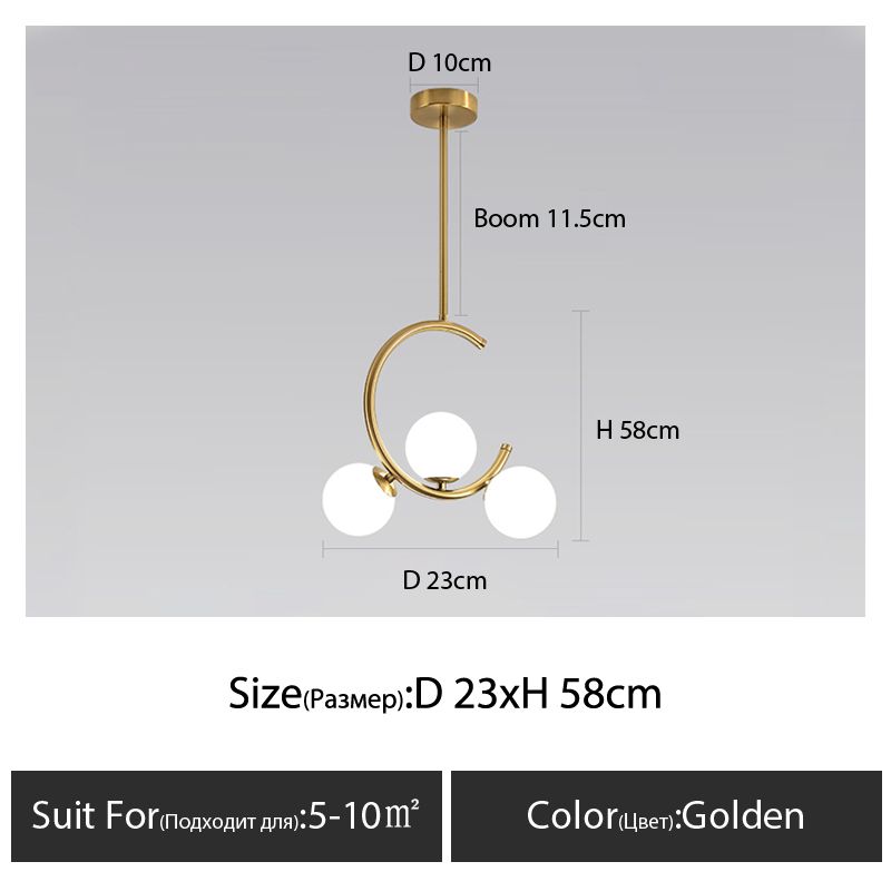 gold D23cm Warm White