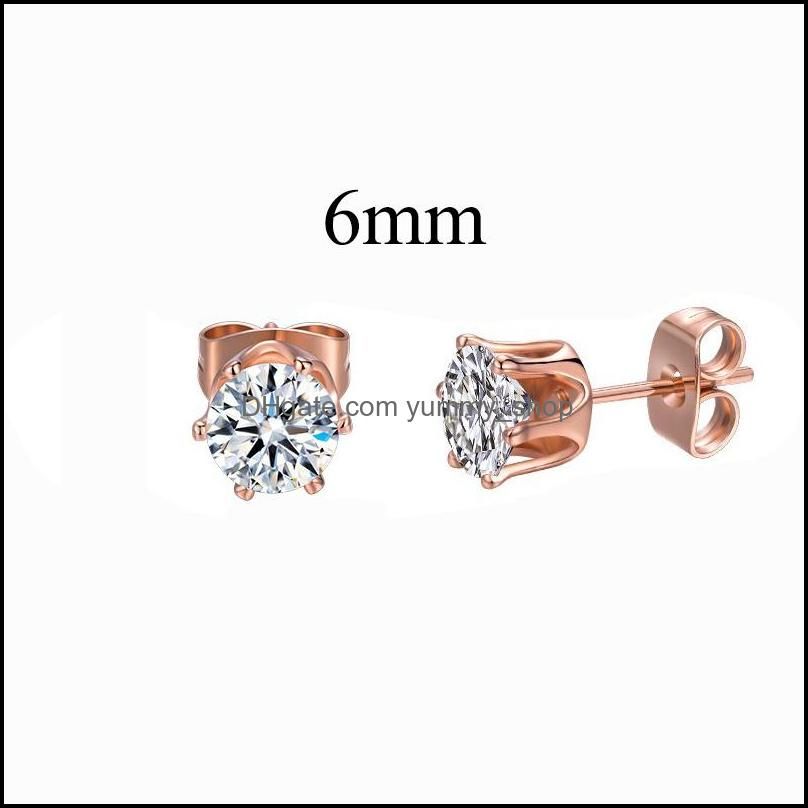 6Mm Rose Gold