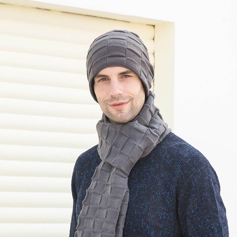 Scarf Hat grey