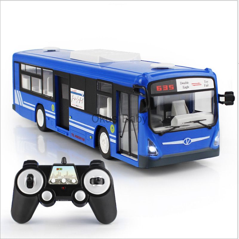 Blå RC -buss