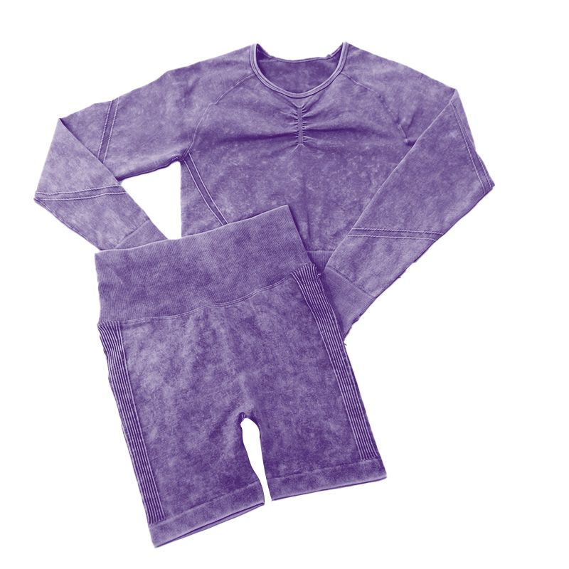 short set-purple