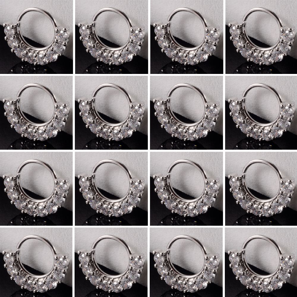 16pcs Style C Silver-1x8mm