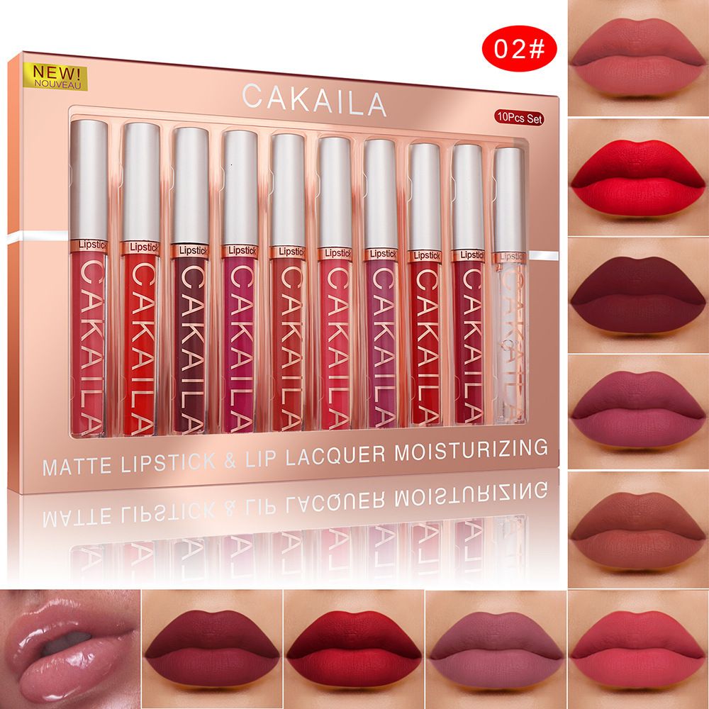 10pcs-02 lip glos