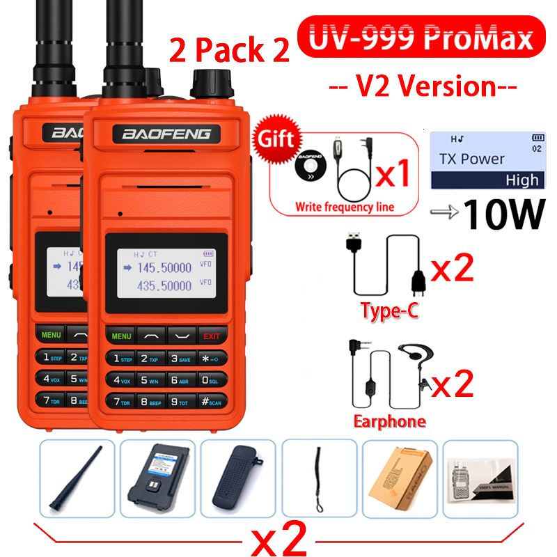 Spina da 2 p arancione da 2-USB