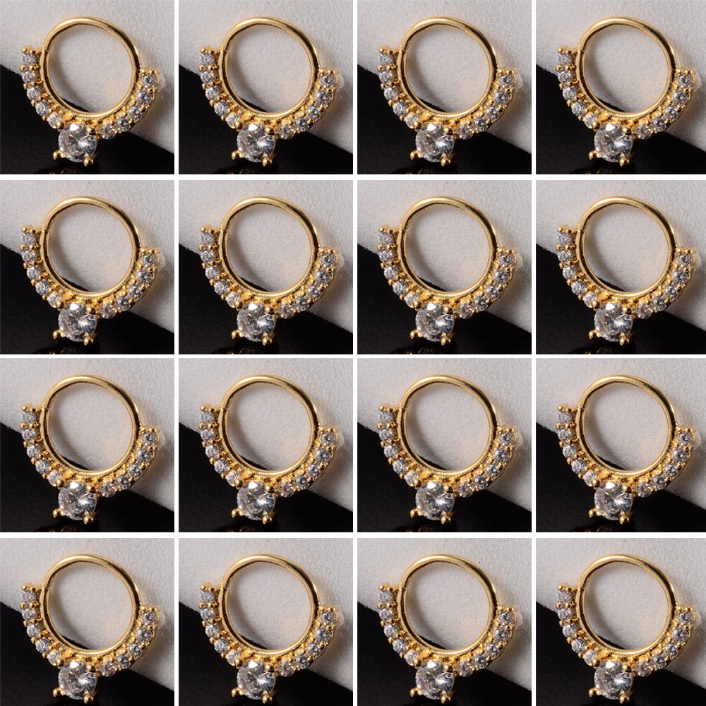 16pcs Style D Gold-1x8mm