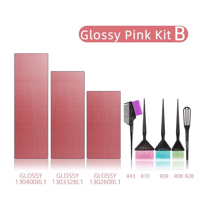Glansigt rosa kit B