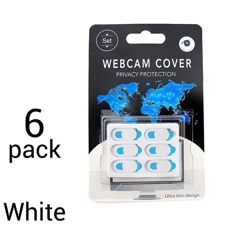 6 pcs White with retail packaging