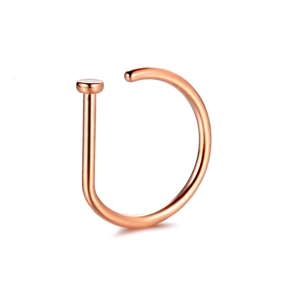 Rose Gold Color-20g 0,8x7x2mm