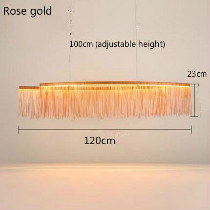 Oro rosa 120 cm Lampada bianca 6000K