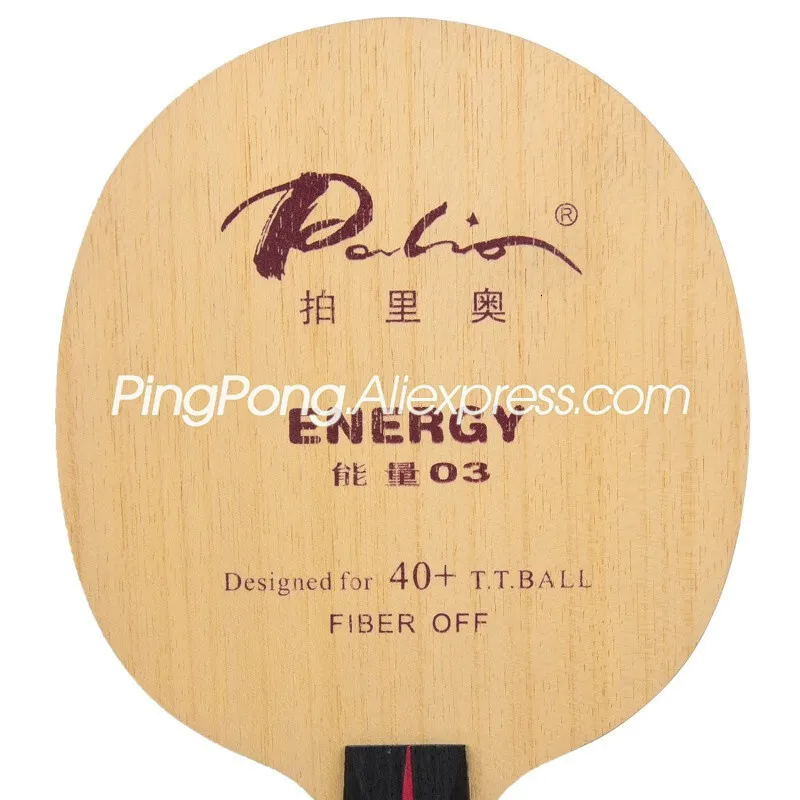 Raquetas De Tenis De Mesa Original PALIO ENERGY 03 Blade Raqueta 54 ...