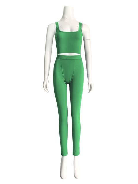 Green Leggings Set