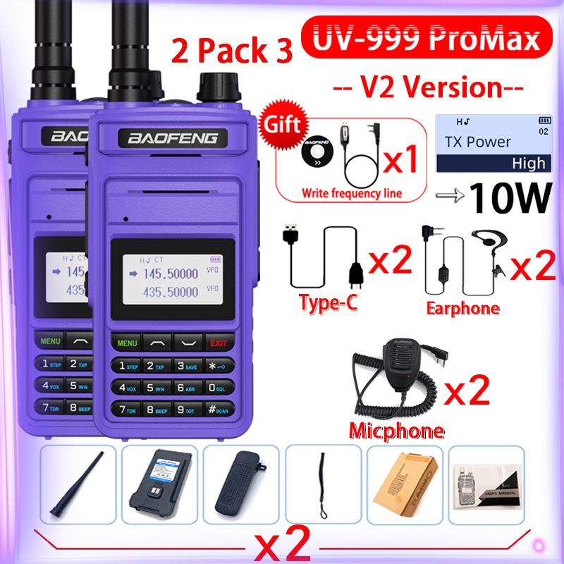 Spina da 2 p tappo da 3-USB viola scuro