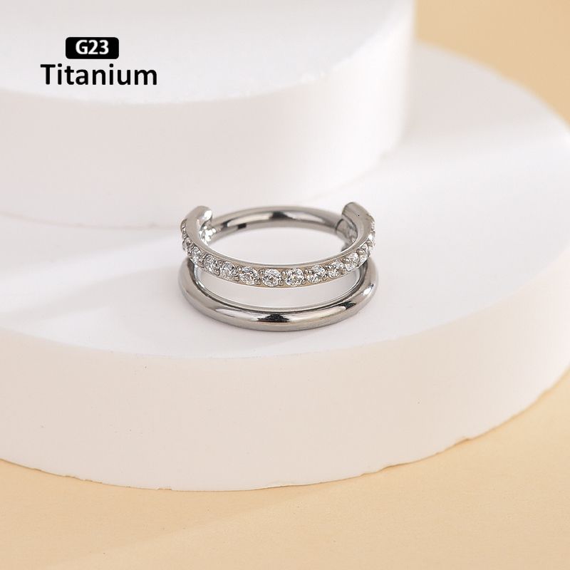 Titanium Earrings-16g 1.2x8mm