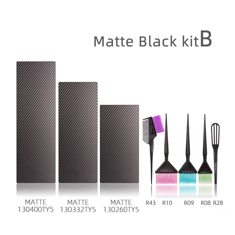 Matt svart kit B