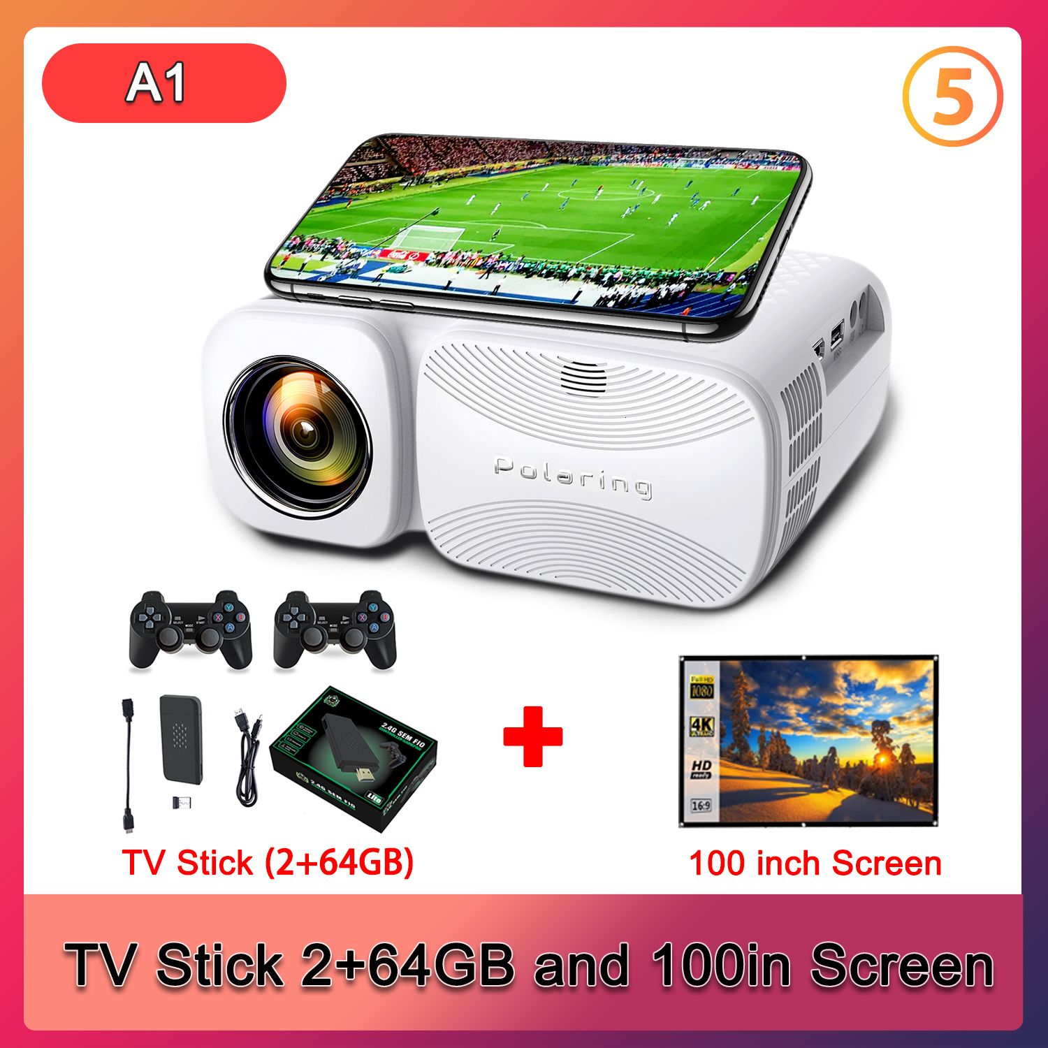 A1 Bildschirm TV-Stick-US-Stecker