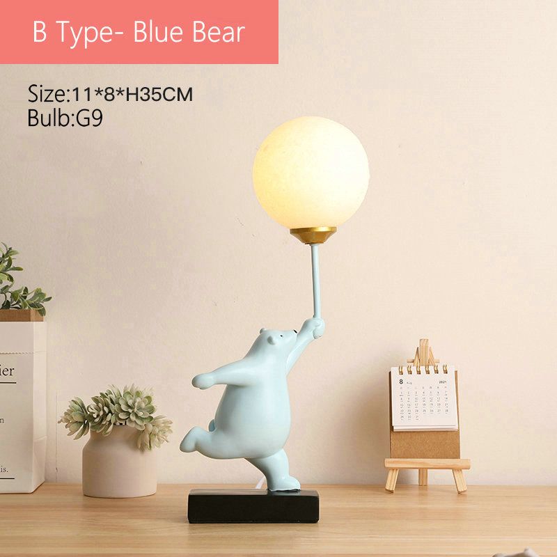 B Type Blue Bear White Light