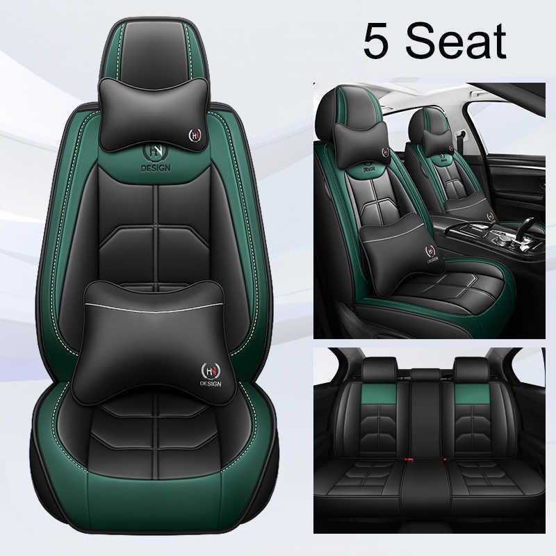 Black Green 5 Seat