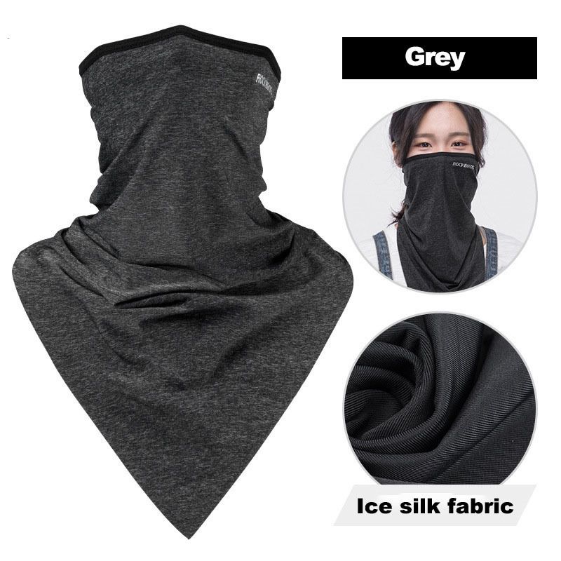 half mask grey