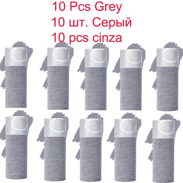 10 pc's grijs