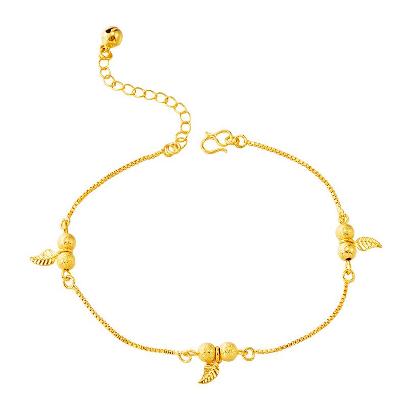 Золотой листьев Anklet Китай