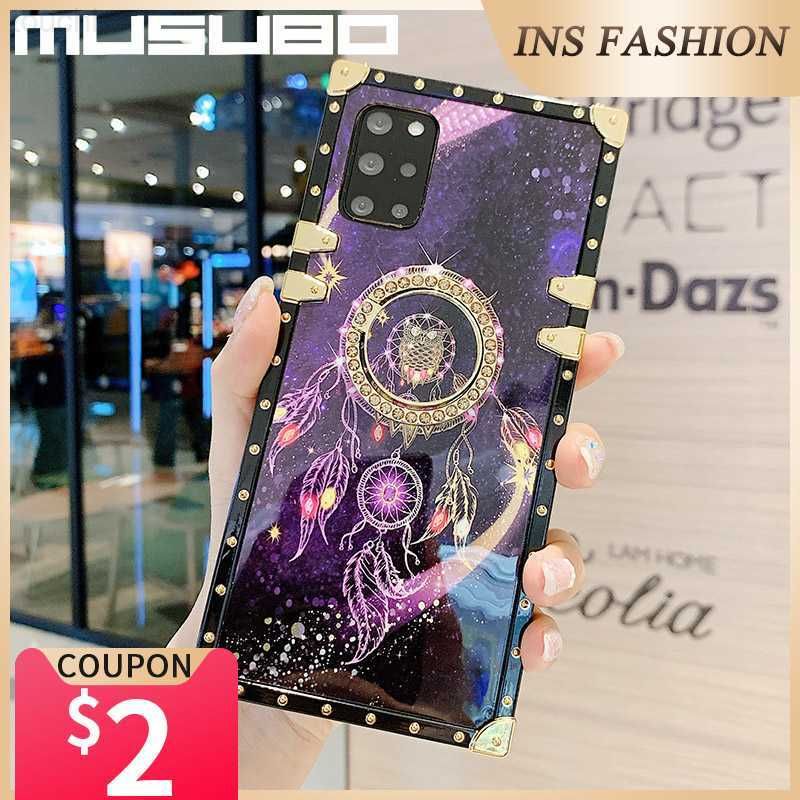Musubo Luxury Case For Samsung Galaxy Note 20 Ultra S20 Plus S23 Fundas Leather  Cover Note 10 Plus S21 Plus Hoesje Coque Fashion