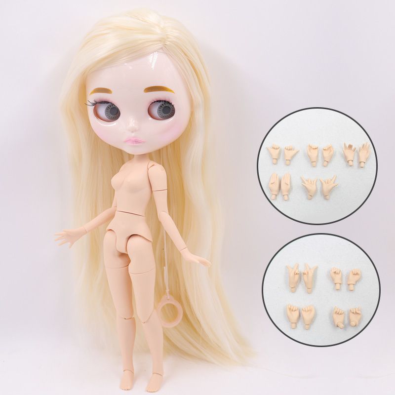 Gesneden lippen glanzen-30 cm hoogte Doll14