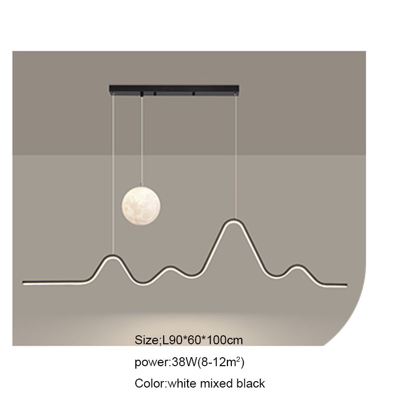 Zwart 90CM Dimbare RC Wite APP