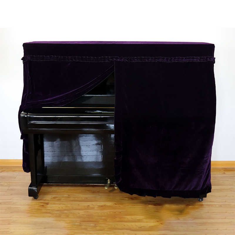 Couverture de piano violet