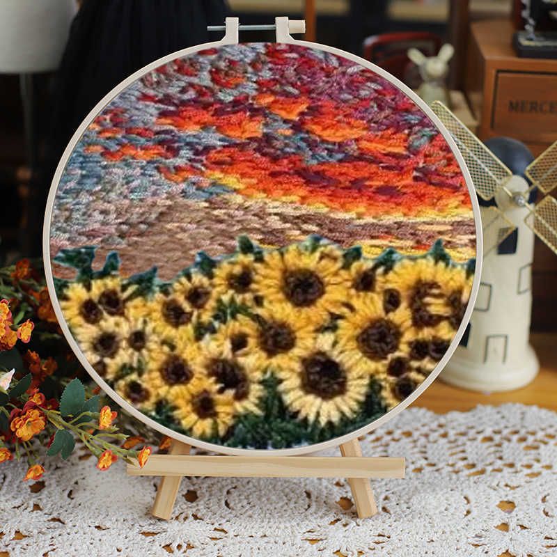 Embroidery Kit 12-with Hoop