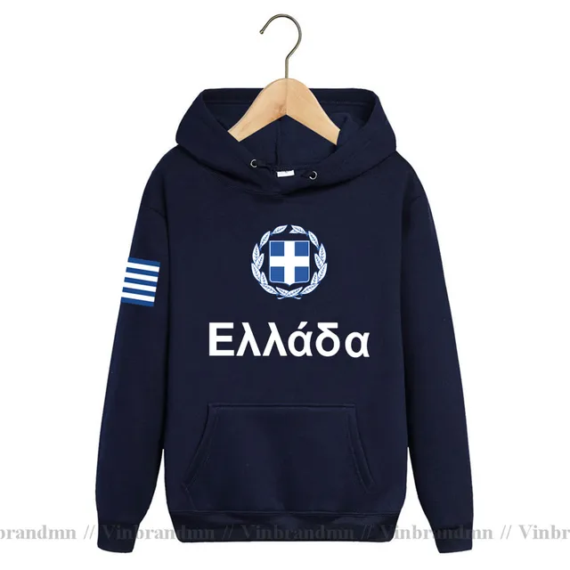 Marinblå hoodies