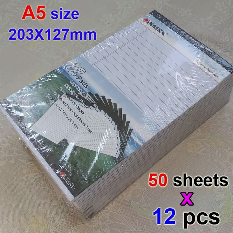 A5 12pcs branco