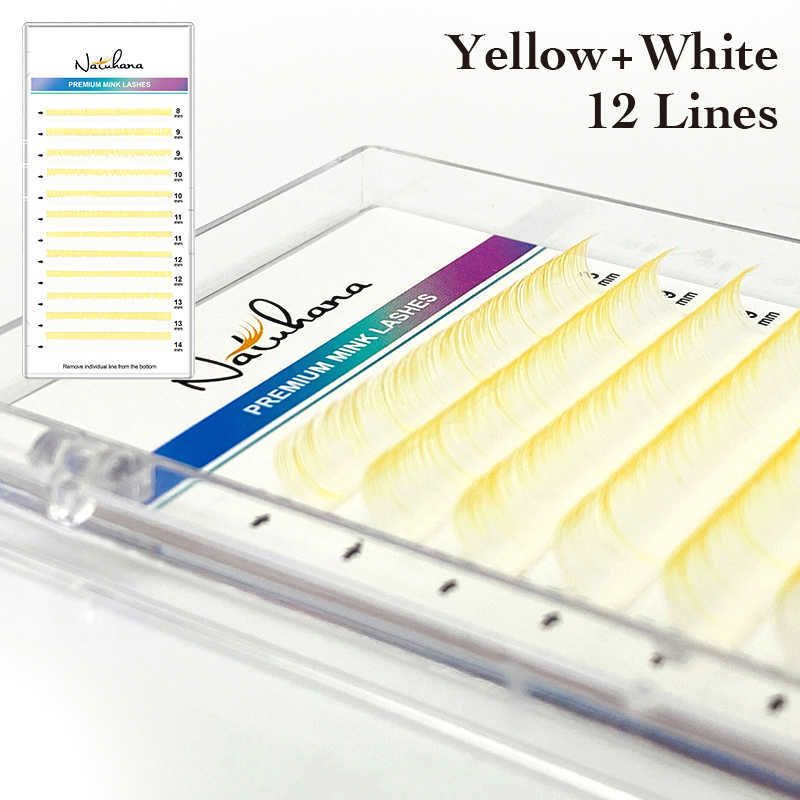 d-White Yellow 12lines