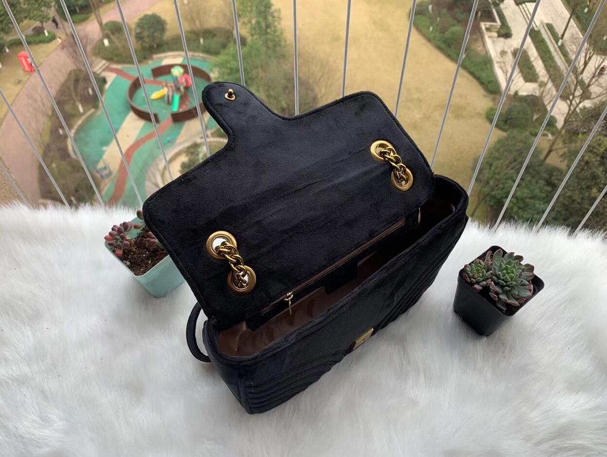 Designer Marmont Velvet Bags Handbags Women Shoulder Bag Designer