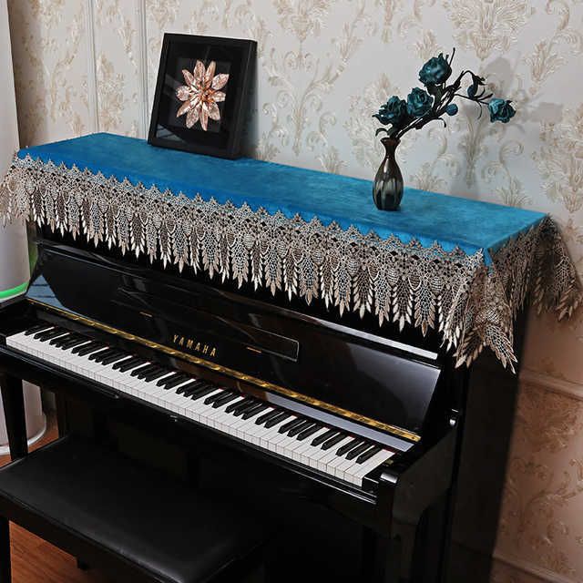 Hm112 Cover per pianoforte blu-85x200cm