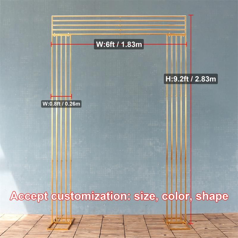 Plating shiny arch 2.83x1.83m China