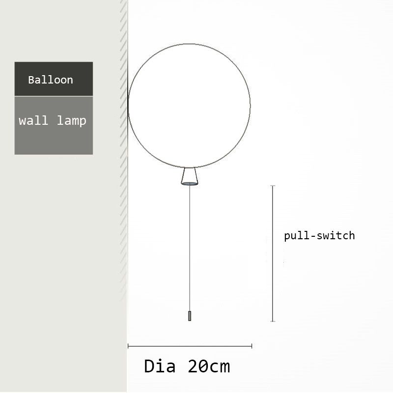 Diâmetro 20cm cor branca luz branca LED5W