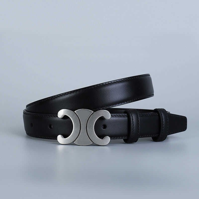 Black with Silver Buckle