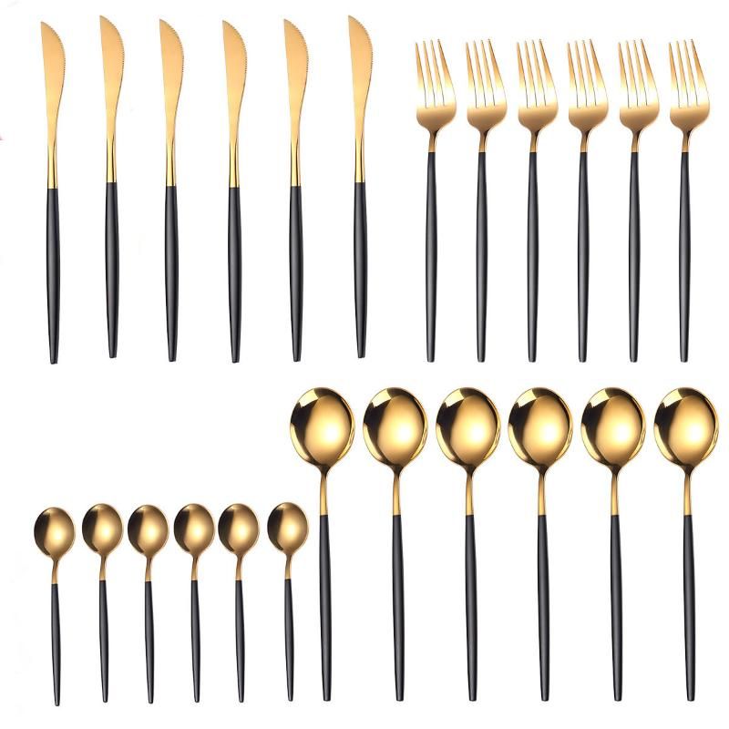 24pcs de ouro preto