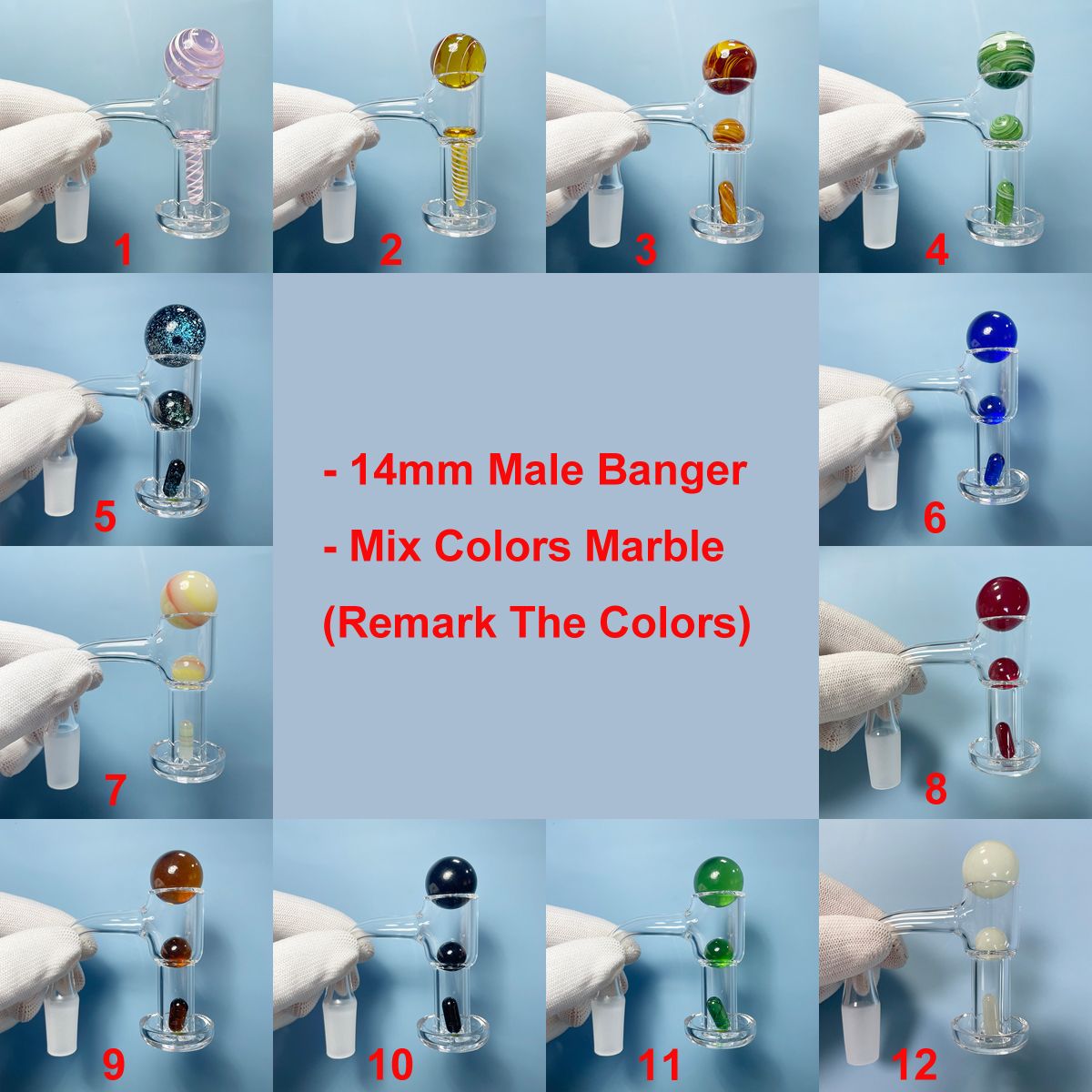14 мм Banger + Mix Colors