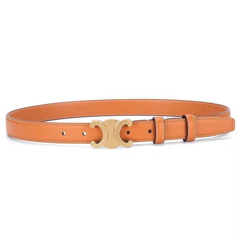 Tan with Gold Buckle